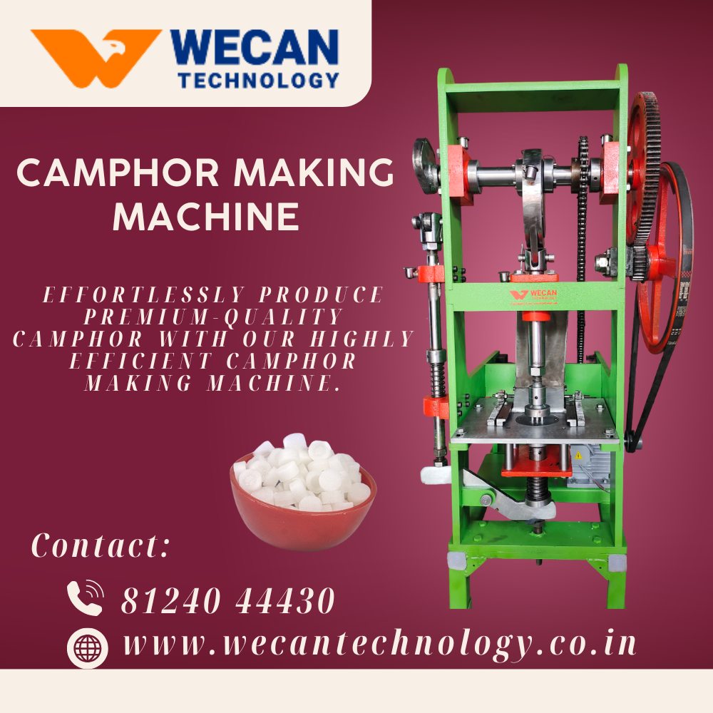 Camphor Making Machine Manufacturer – Wecan Technology