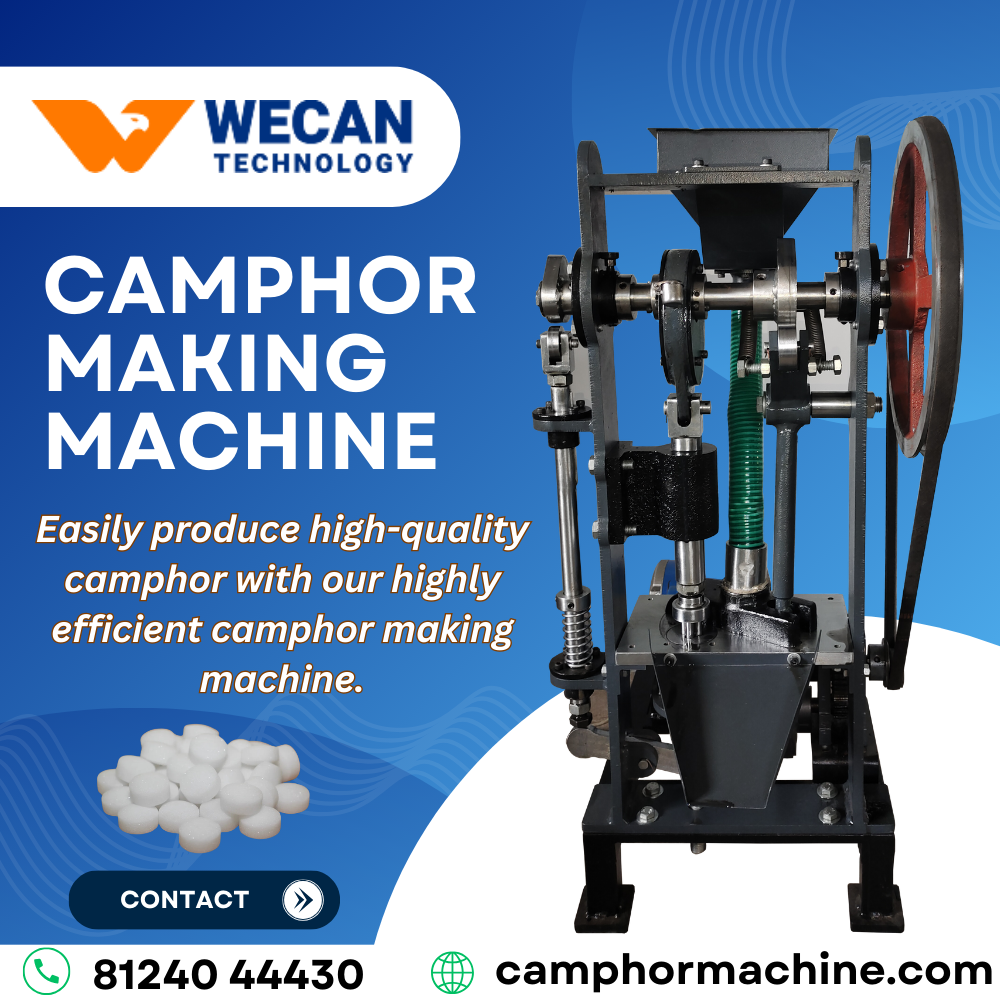 Karpooram Machine Manufacturer – Wecan Technology