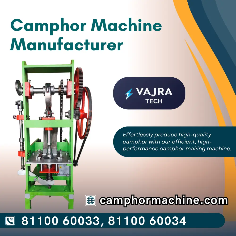 Camphor Machines Manufacturer Coimbatore
