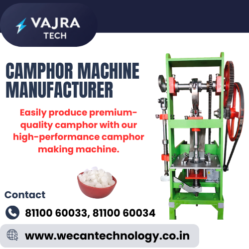 Camphor Machines Manufacturer in Coimbatore