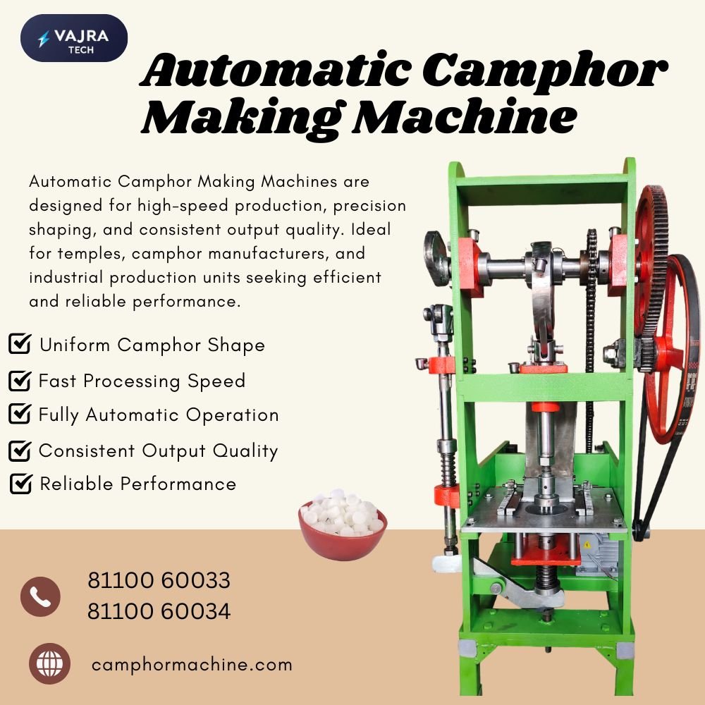 Automatic Camphor Making Machine