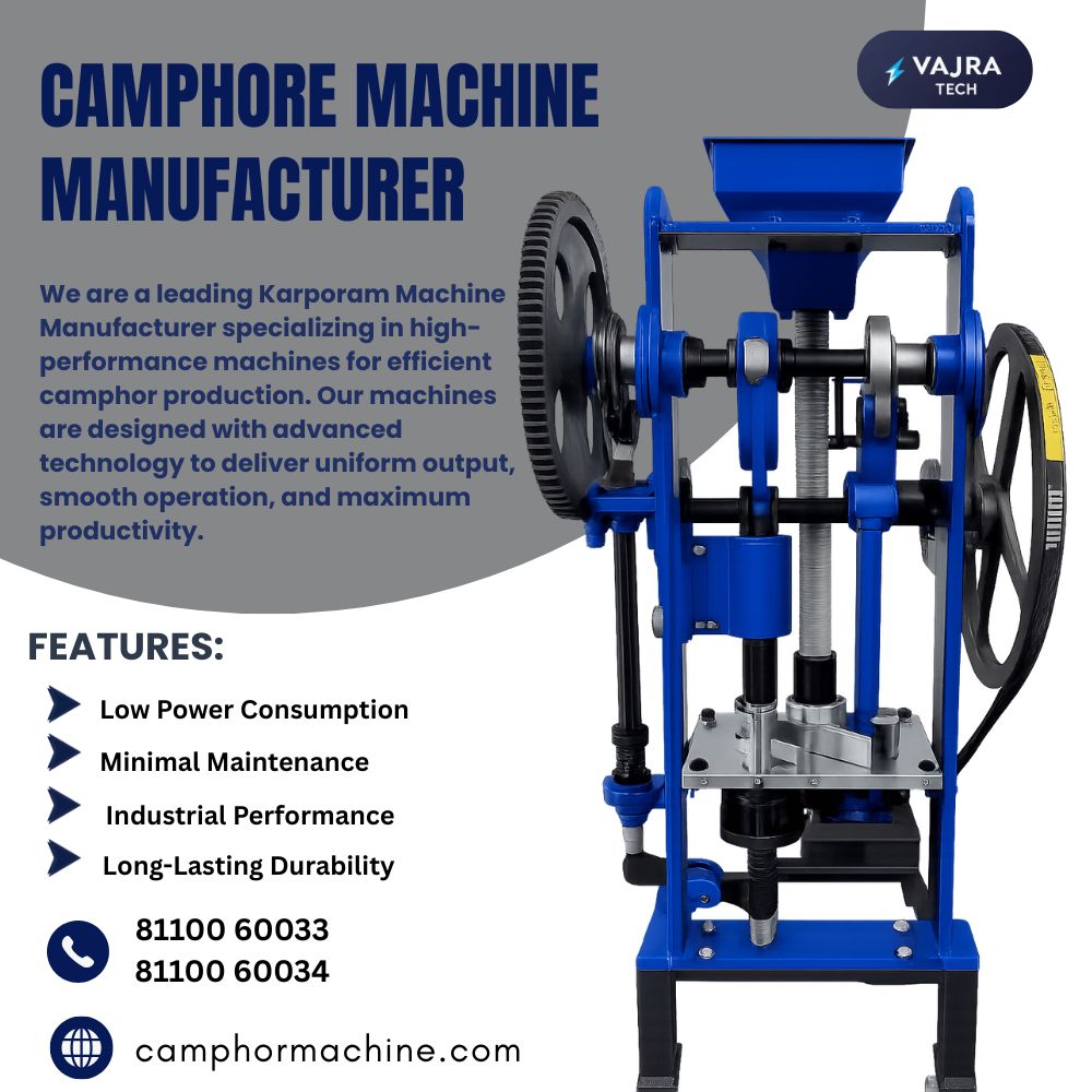 Camphor Making Machine Manufacturers