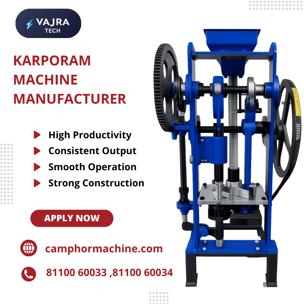 Karporam Machine Manufacturers In Tamilnadu