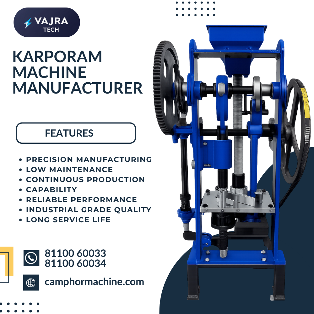 Automatic Camphor Making Machine in Tamil Nadu