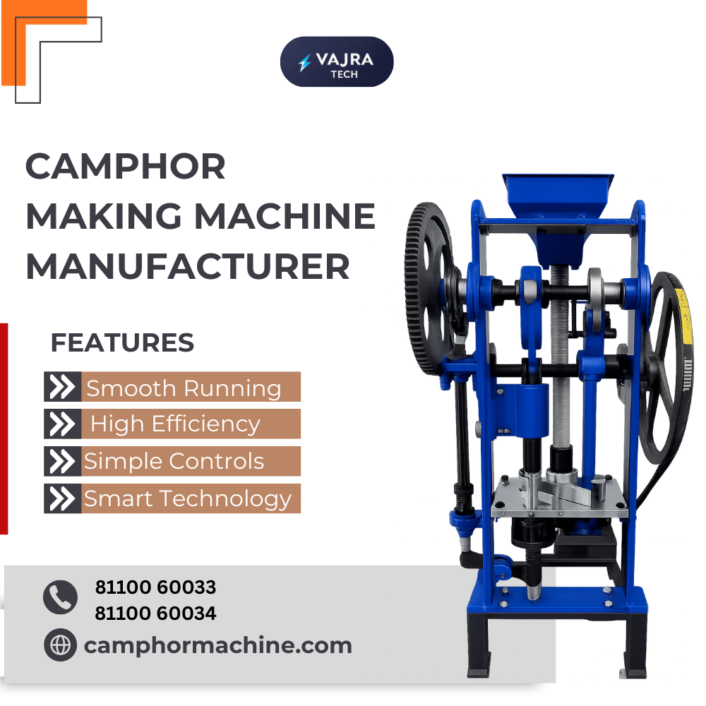 Camphor Machine Manufacturer in Chennai