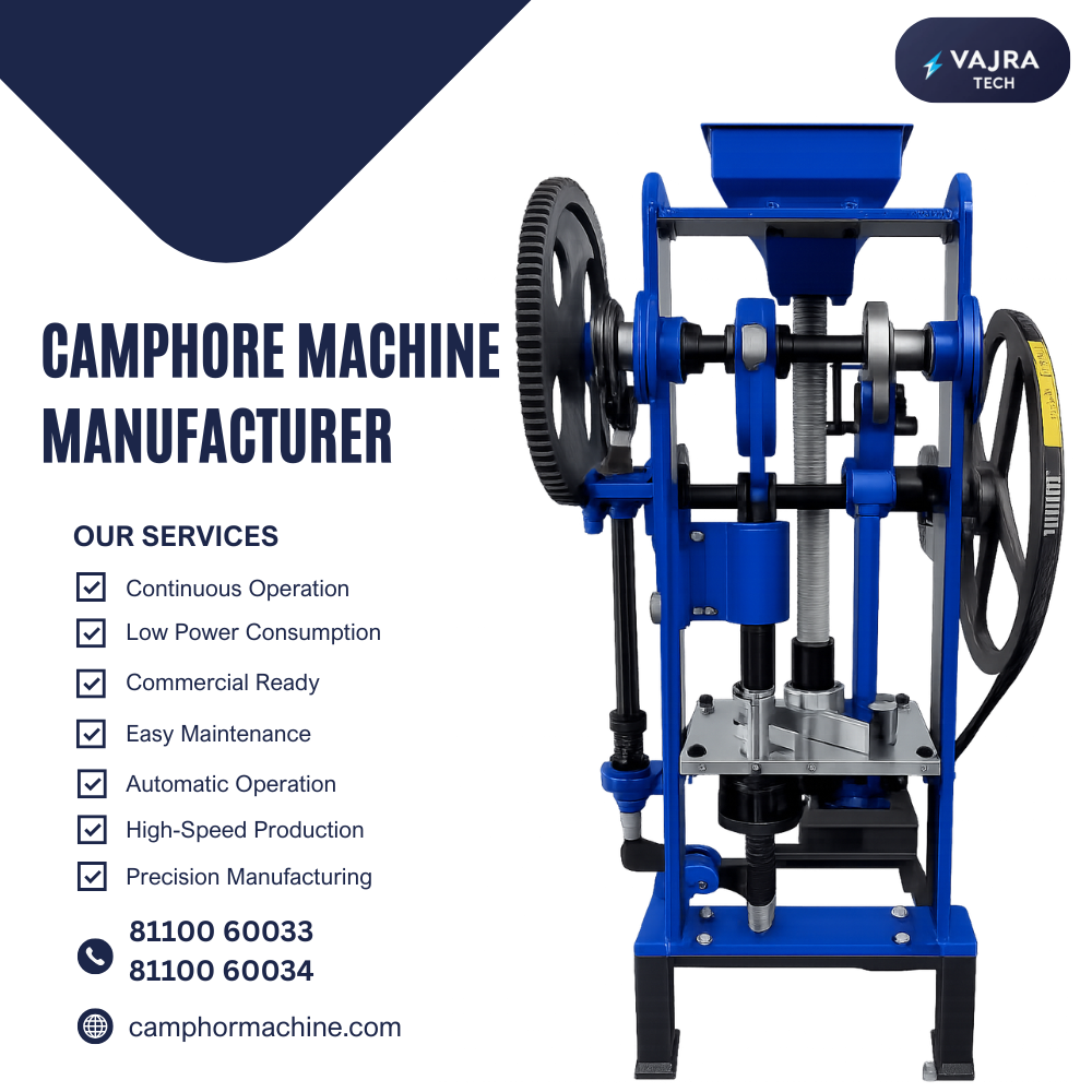 Best Camphor Making Machine Manufacturer